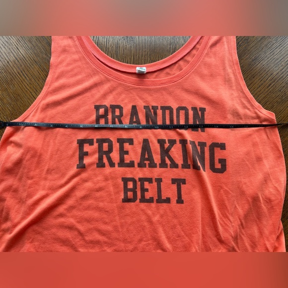 San Francisco Giants Brandon Freaking Belt Orange Tank Top Sz Large / XL - Picture 5 of 6
